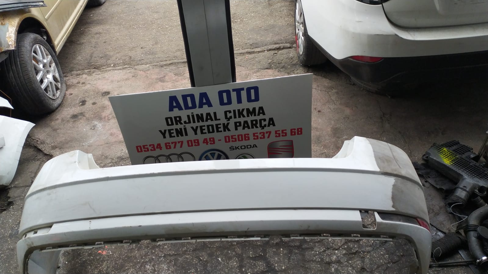 skoda-octavia-cikma-arka-tampon Skoda Octavia Çıkma Arka Tampon