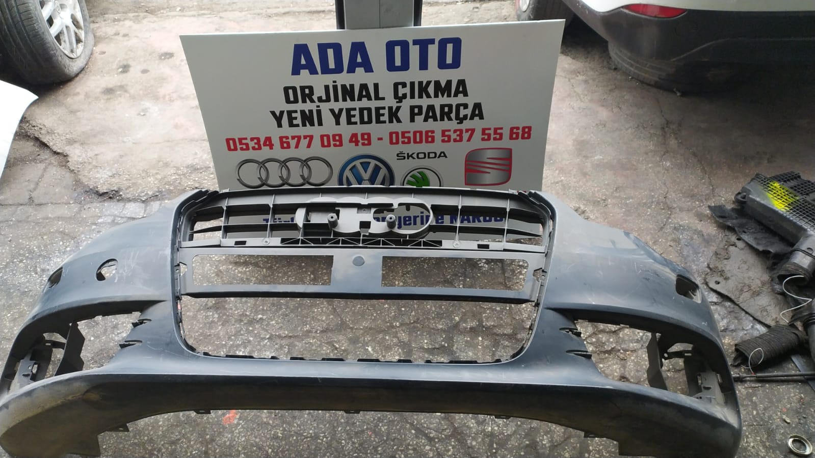 audi-a6-cikma-on-tampon Audi A6 Çıkma Ön Tampon