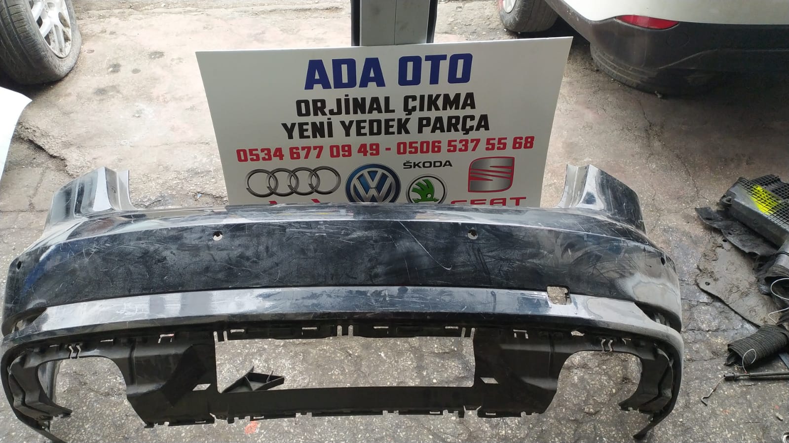 audi-a4-sedan-cikma-arka-tampon Audi A4 Sedan Çıkma Arka Tampon