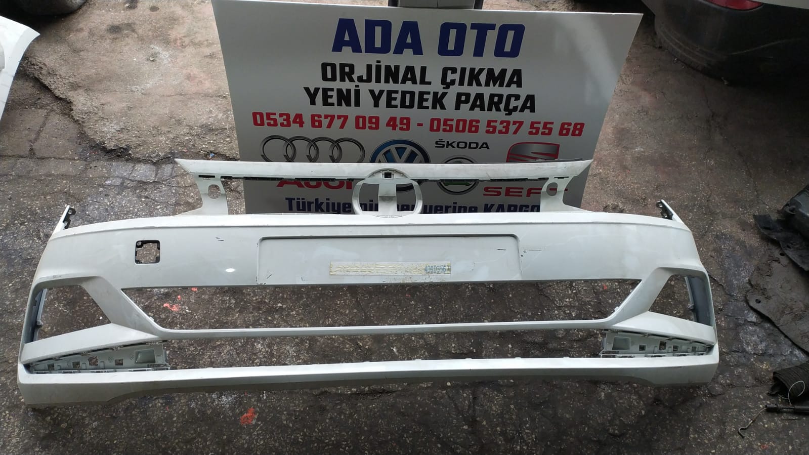2018-volkswagen-polo-cikma-on-tampon 2018 Volkswagen Polo Çıkma Ön Tampon