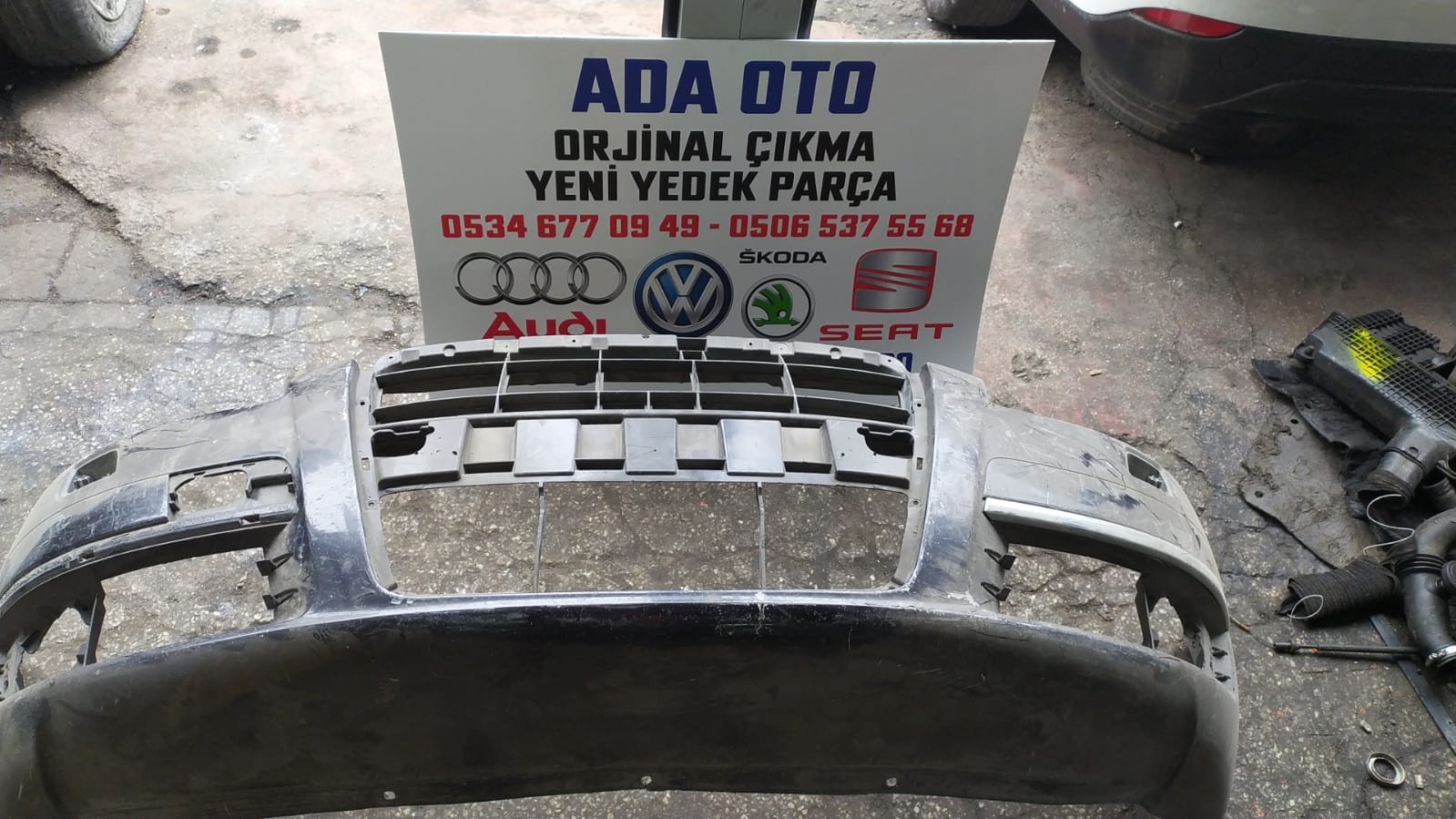 audi-a6-cikma-on-tampon Audi A6 Çıkma Ön Tampon
